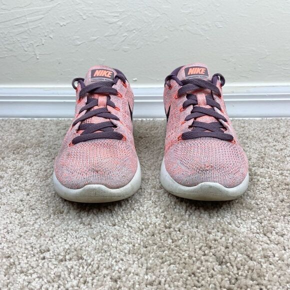 Nike Women’s Lunareptic Flyknit Multi-Color Running Shoes - Plum Fog - Picture 3 of 7